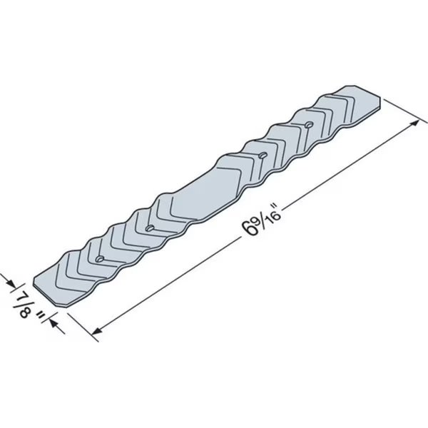BTB Brick Tie 0.87 x 6.06 in., Simpson Strong-Tie, Mfr#: SI10447